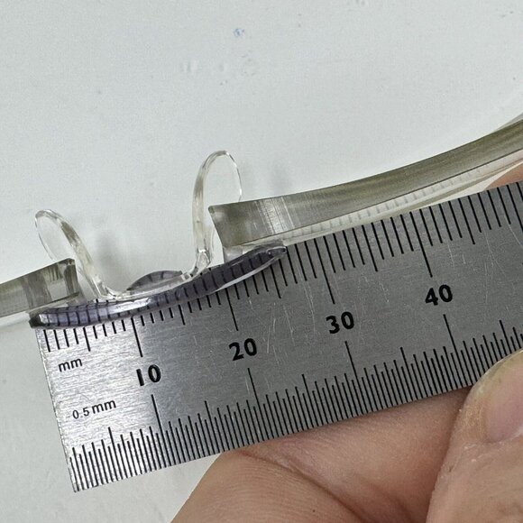 Eyephorics Eyeglasses  Purple Swiss Rimless Frame Only  Read - Picture 10 of 13